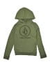 Volcom Green Zip Up Hoodie Size 8 - photo 1