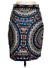 Tabitha 100% Cotton Print Blue Casual Skirt Size 2 - photo 1