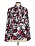 Ellen Tracy 100% Polyester Floral Pink Long Sleeve Blouse Size M - photo 1