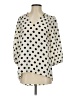 Annie Griffin Polka Dots Ivory 3/4 Sleeve Blouse Size S - photo 1