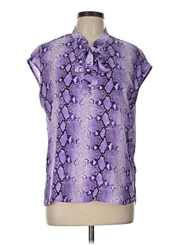 Bar III Short Sleeve Blouse (view 1)