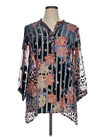 Johnny Was 3/4 Sleeve Blouse (view 1)