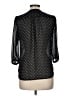 H&M 100% Polyester Polka Dots Black 3/4 Sleeve Blouse Size 6 - photo 2