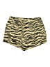 Ganni Animal Print Gold Shorts Size EU 48 / US 18 - photo 2