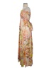 Shore Tropical Orange Cocktail Dress Size S - photo 5