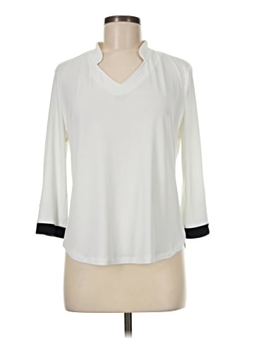 7th Avenue Design Studio New York & Company 3/4 Sleeve T-Shirt (view 1)