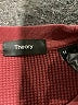 Theory 100% Cotton Burgundy Pullover Sweater Size M - photo 7