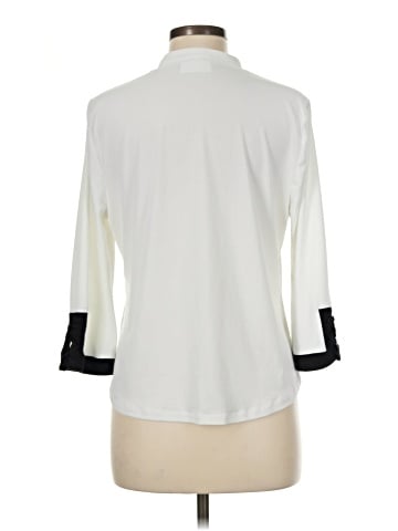 7th Avenue Design Studio New York & Company 3/4 Sleeve T-Shirt (view 2)
