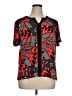 Alfred Dunner Red Short Sleeve Blouse Size XL - photo 1