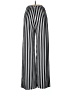 Unbranded 100% Polyester Stripes Black Casual Pants Size M - photo 2