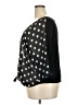 Bongo 100% Polyester Polka Dots Black 3/4 Sleeve Blouse Size 3X - photo 5