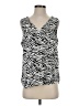 Liverpool Los Angeles 100% Polyester Silver Sleeveless Blouse Size S - photo 1