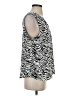 Liverpool Los Angeles 100% Polyester Silver Sleeveless Blouse Size S - photo 4