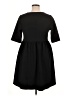Apt. 9 Solid Black Casual Dress Size 0X - photo 2