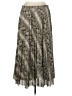 Unbranded 100% Polyester Chevron-herringbone Brown Casual Skirt Size 8 - photo 1