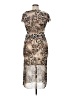 No Comment Animal Print Brown Cocktail Dress Size XL - photo 2
