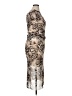 No Comment Animal Print Brown Cocktail Dress Size XL - photo 4