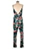 Derek Heart Tropical Green Jumpsuit Size L - photo 2