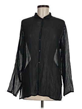 Eileen Fisher Long Sleeve Silk Top