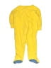 Gerber 100% Cotton Graphic Yellow Long Sleeve Onesie Size 6-9 mo - photo 2