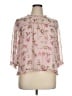 CeCe 100% Polyester Pink 3/4 Sleeve Blouse Size XL - photo 1