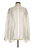Elizabeth and James Ivory Long Sleeve Button-Down Shirt Size M - photo 1
