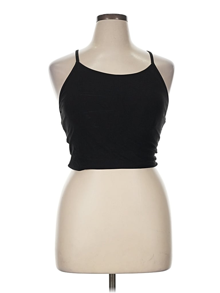 Pre-owned Active By Old Navy Tank Top Black Halter Neckline Tops