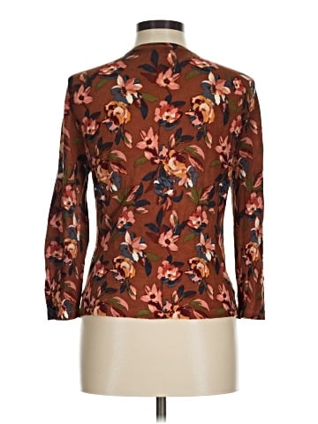 Garnet Hill 3/4 Sleeve Blouse (view 2)