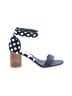 Jeffrey Campbell Polka Dots Blue Sandals Size 8 1/2 - photo 1