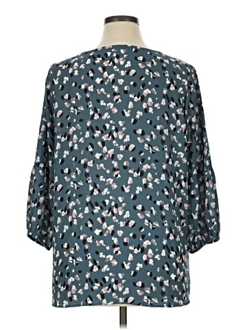 Collective Concepts 3/4 Sleeve Blouse (view 2)