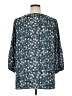 Collective Concepts 100% Polyester Teal 3/4 Sleeve Blouse Size 1X - photo 2