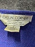 Casual Corner 100% Merino Extra Fine Wool Blue Wool Pullover Sweater Size S - photo 7