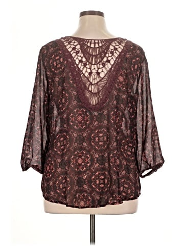 Maurices 3/4 Sleeve Blouse (view 2)