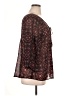 Maurices 100% Polyester Brown 3/4 Sleeve Blouse Size XL - photo 4