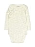 Carter's 100% Cotton Print Ivory Long Sleeve Onesie 3-6 MO / 6 MO - photo 1