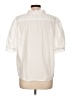 J.Crew Solid White Short Sleeve Blouse Size L - photo 2