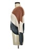 Debut 100% Polyester Color Block Brown Pullover Sweater Size M - photo 5