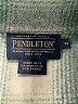 Pendleton 100% Virgin Wool Plaid Green Wool Coat Size M - photo 6