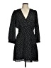 Madewell 100% Polyester Polka Dots Black Casual Dress Size 8 - photo 1