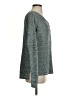 American Eagle Outfitters 100% Cotton Tweed Teal Pullover Sweater Size S - photo 4