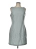 City Triangles 100% Polyester Solid Gray Casual Dress Size 13 - photo 1