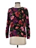 By Anthropologie Floral Purple Pullover Sweater Size XXS (petite) - photo 1