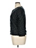 Garnet Hill 100% Wool Polka Dots Black Wool Pullover Sweater Size XL - photo 5