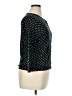Garnet Hill 100% Wool Polka Dots Black Wool Pullover Sweater Size XL - photo 4