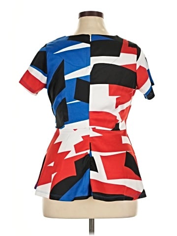 Ashley Stewart Short Sleeve Blouse (view 2)