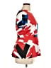 Ashley Stewart Graphic Red Short Sleeve Blouse Size 14 Plus - photo 4