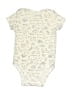 Carter's 100% Cotton Print Ivory Short Sleeve Onesie 6-9 MO / 9 MO - photo 1