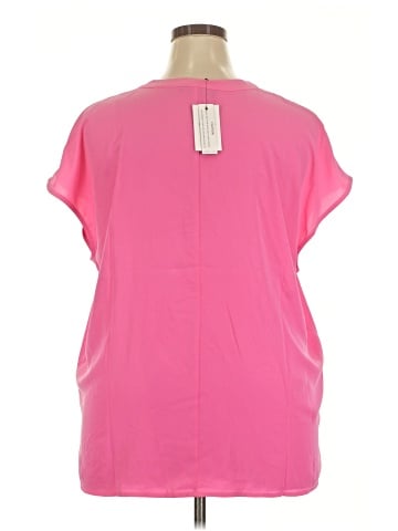 ELOQUII Short Sleeve Blouse (view 2)