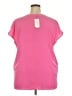 ELOQUII Pink Short Sleeve Blouse Size 18 Plus - photo 2
