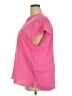 ELOQUII Pink Short Sleeve Blouse Size 18 Plus - photo 5